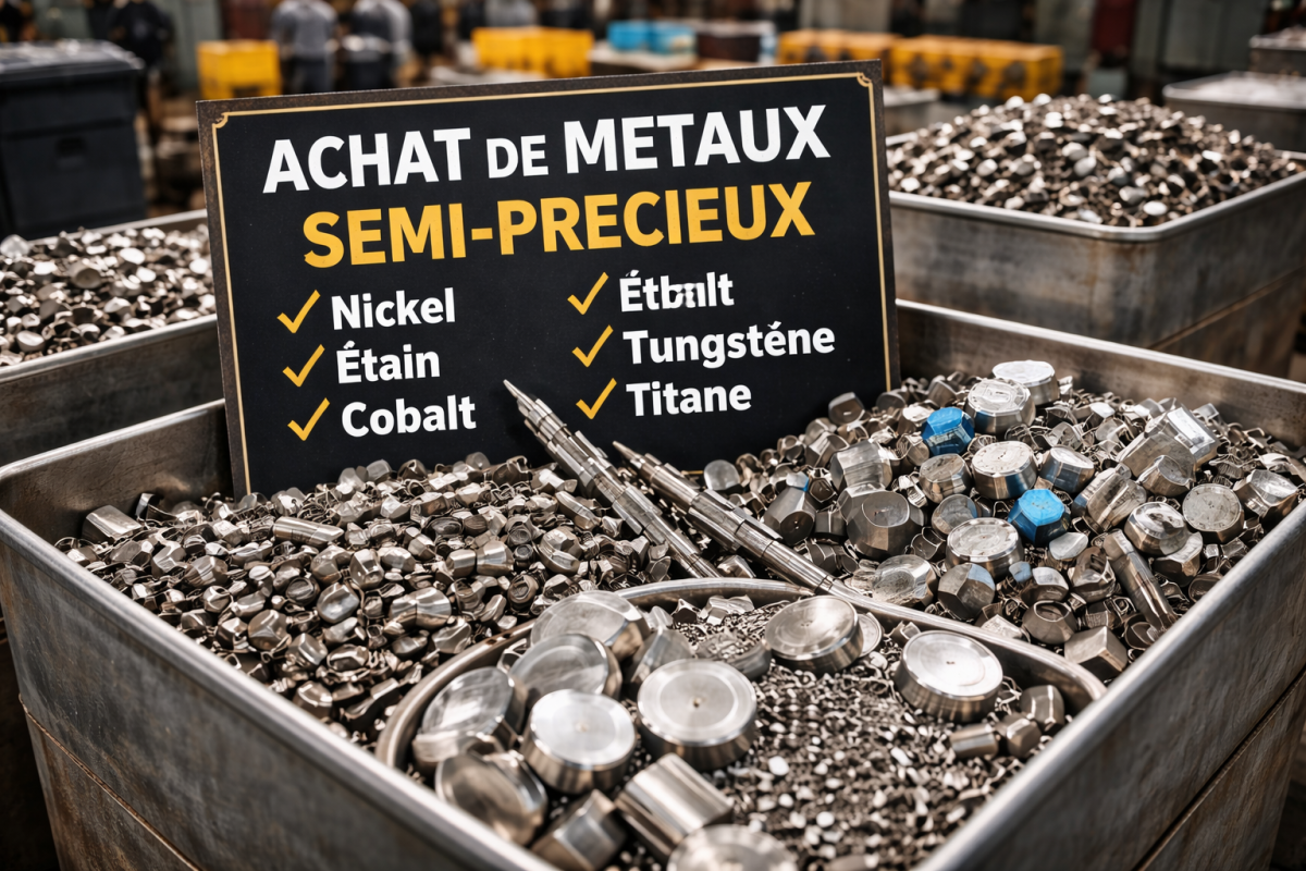 achat de métaux semi-précieux à Victoriaville